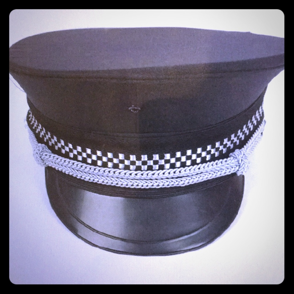 Punk Trash Royalty Black & checkered military hat